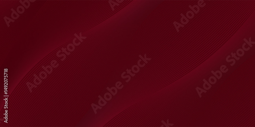 Premium background design with diagonal line pattern in maroon colour. Vector horizontal template for digital business banner, formal invitation, luxury voucher, prestigious gift certificate