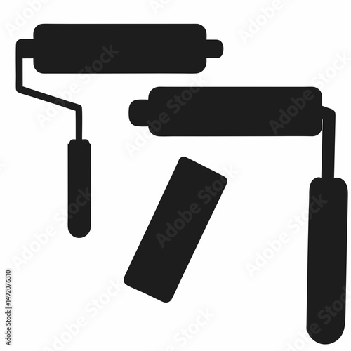 Paint roller set tools for painting walls