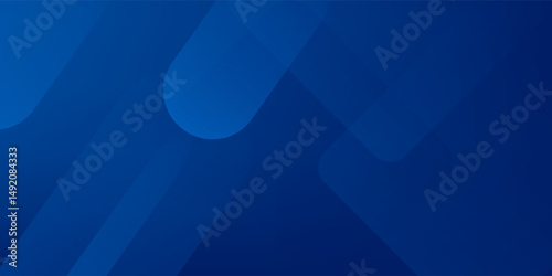 Abstract blue background with glowing geometric lines. Modern blue gradient square shape design. Futuristic technology concept. Suit for brochure, corporate, website, poster, banner, cover modern