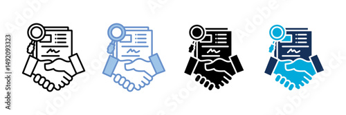Contract Analysis Icon