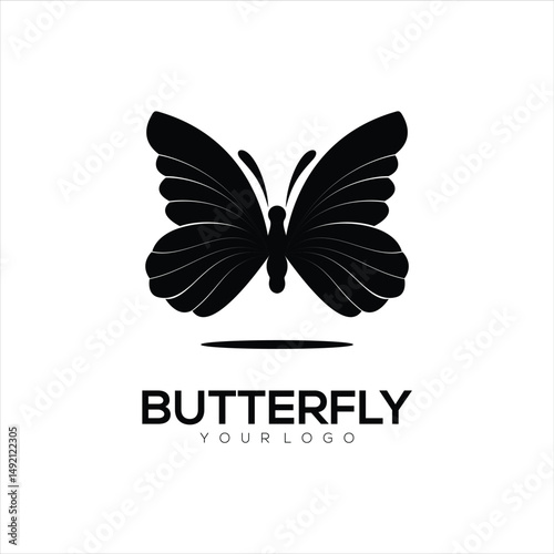 Butterfly Silhouette logo
