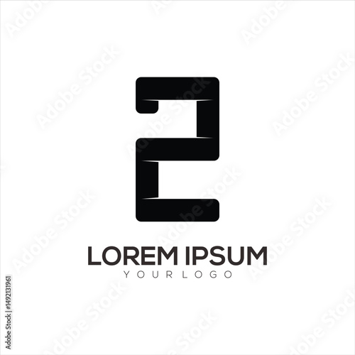 Number 2 Silhouette logo