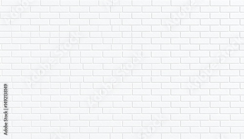 White brick wall texture shows a seamless pattern of gray stone blocks on a building surface