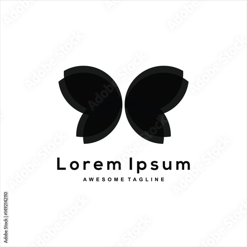 Butterfly Silhouette logo