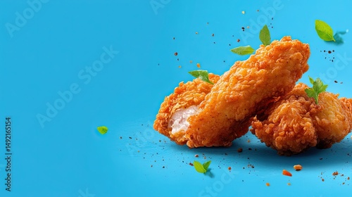 Social media post promoting fried chicken meal deals with discount offers for online ordering. 