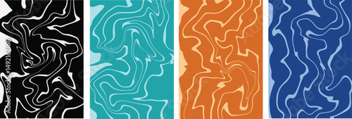 background abstract liquify colorfull and vabriant