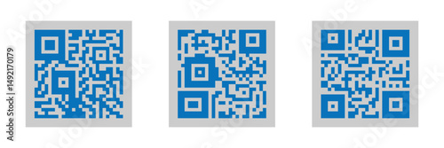 qrcode vector flat icon