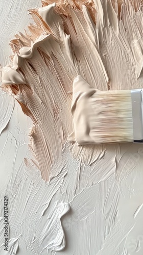 Beige paint strokes