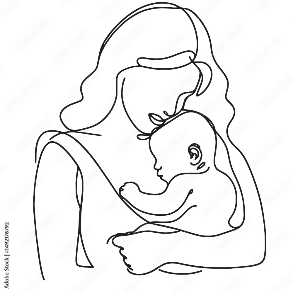 Obraz premium mother and baby c