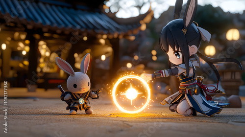 Cute Chibi Healer Girl Using A Glowing Magic Circle To 45c7a94e E10c 422e B5e6 83e4f696c108 2