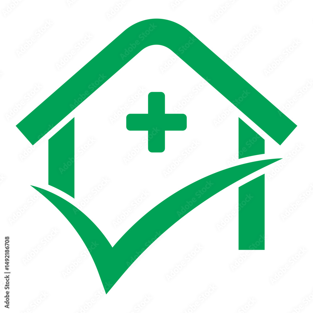 Fototapeta premium Home Care Logo
