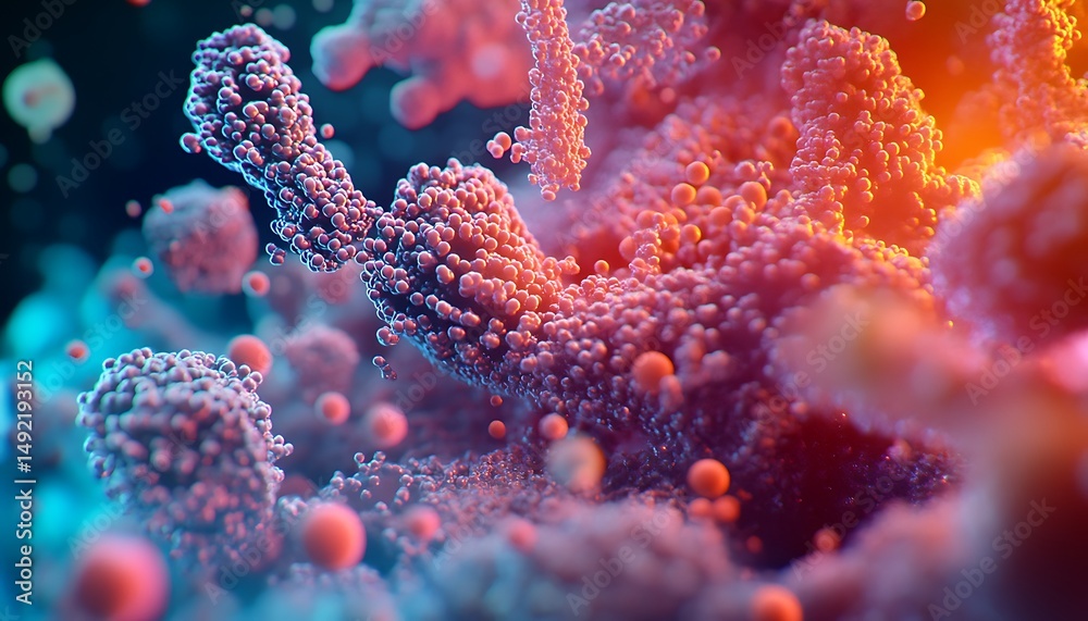 Naklejka premium red coral reef with coral