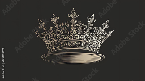 Monochrome Fine Line Depiction of A Sculpted Crown Res F99732fd 3328 403a B6a4 9cf1b21c4ef8 3
