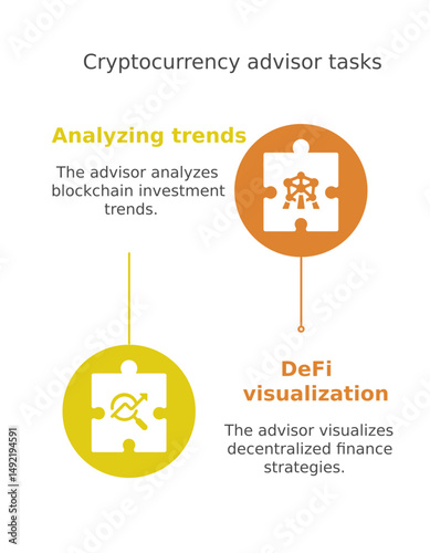 crypto advisor tasks illustrating analyzing trends and defi visualization