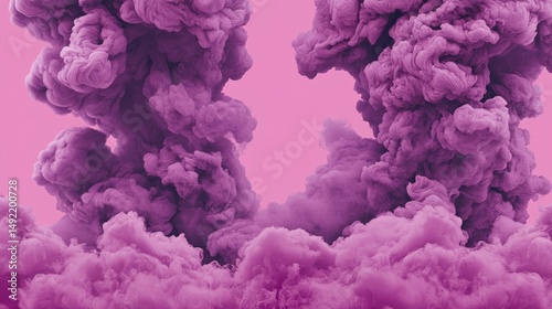 Pink Smoke Art