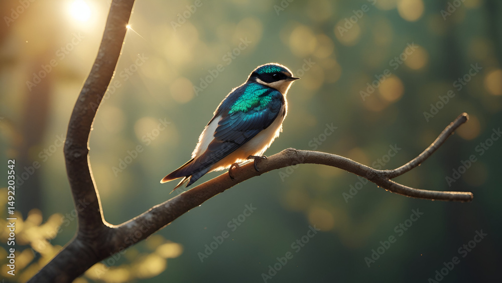 Obraz premium blue tit on branch