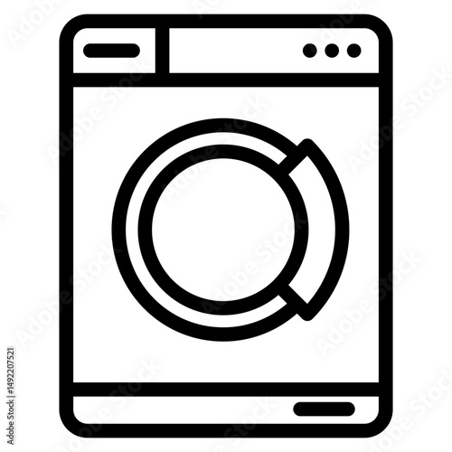 Driyer icon in vector illustration