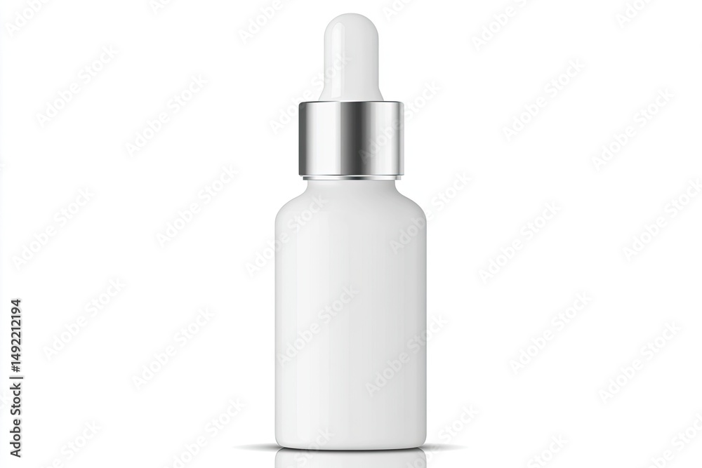Empty white dropper bottle (2) Empty white dropper bottle (2)