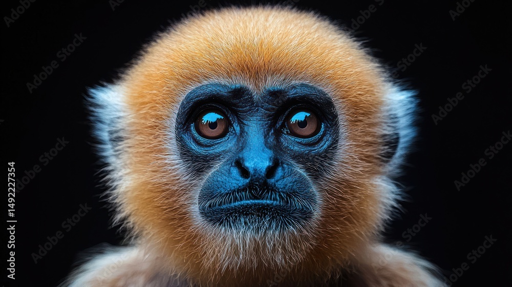 Obraz premium Close-up monkey portrait