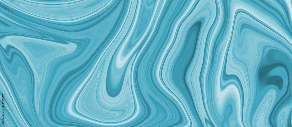 Obraz premium Light blue marble pattern texture abstract background.