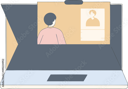 Online Interaction: A digital representation of an interactive experience.