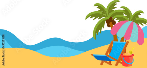 Summer Beach Footer 