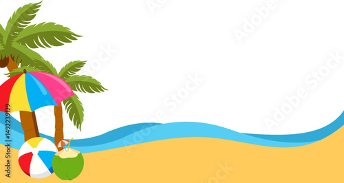 Summer Beach Footer 