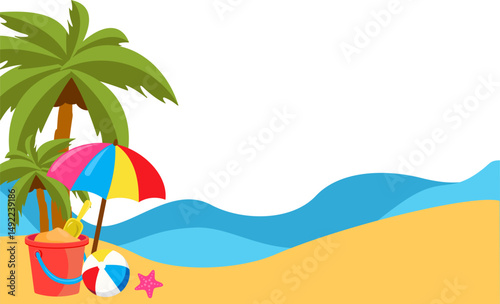 Summer Beach Footer 