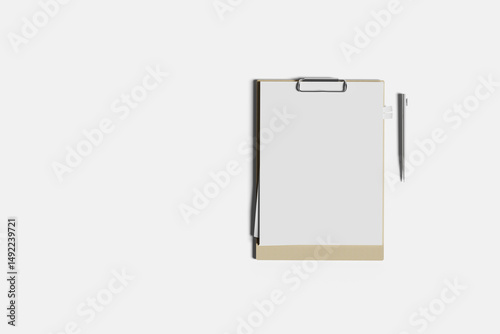 Clipboard Folder Mockup