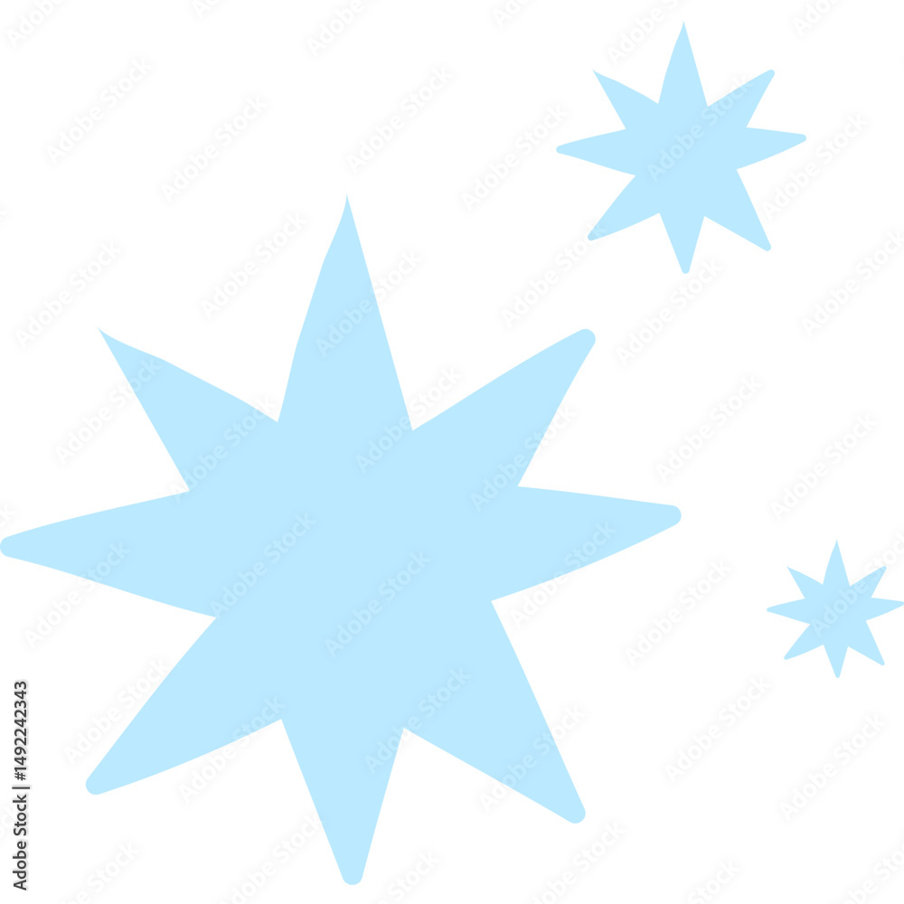 Fototapeta premium Doodle Sparkle Element