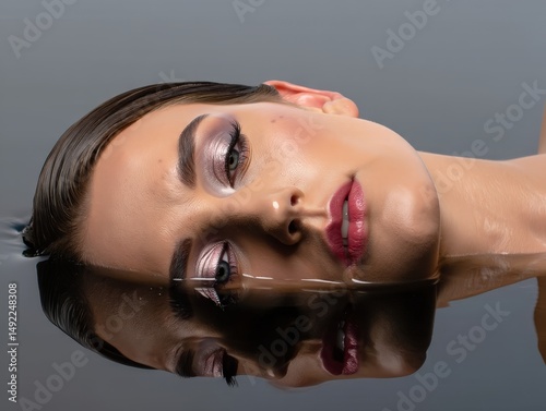 Abstract AI-generated colorful pattern design illustration