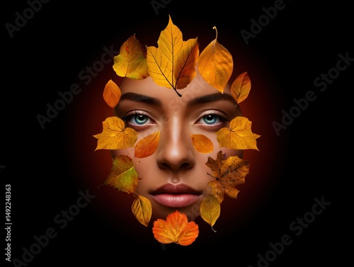 Abstract AI-generated colorful pattern design illustration