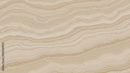 Stone texture with wavy pattern in light brown color