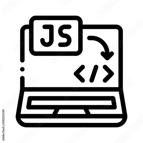 JavaScript line icon