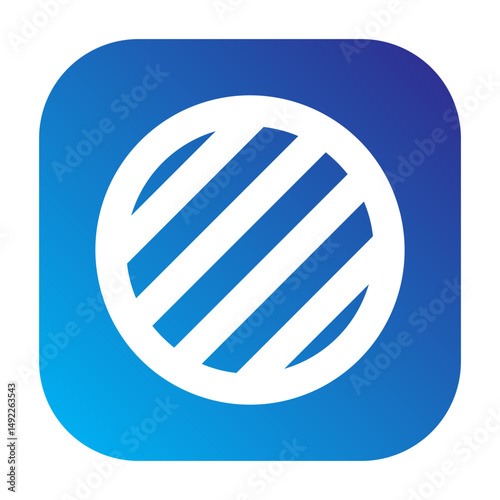 Circle with diagonal lines icon, indicating disabled or restricted.