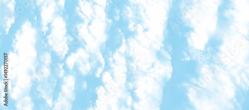 Abstract sky blue watercolor cloud background with ink splash texture and soft pastel stains in a vintage fantasy sky design .artistic smoke and cloud effect with brush stroke background backdrop .