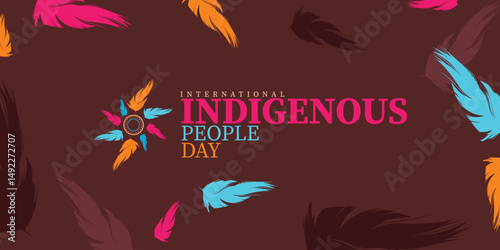 Native American heritage month is observed every year in November, to recognize the achievements and contributions of Native Americans. Vector illustration