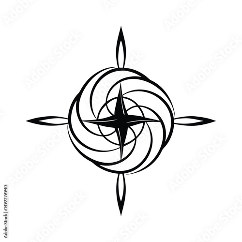 Leviathan Cross Spinning Within Chaos Fractal