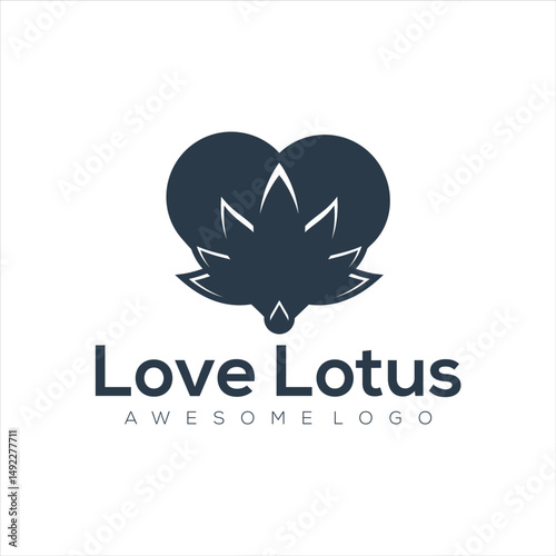 Lotus Love Silhouette logo