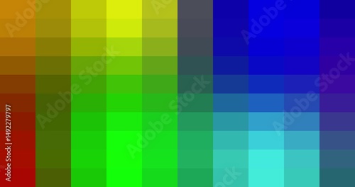 Pixelated Color Gradient Abstract Background