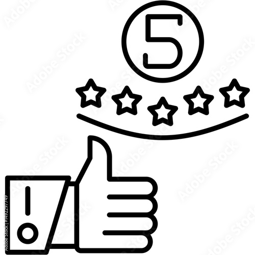 Five Stars Icon