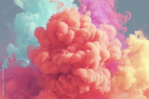 Dreamy Hues Form Celestial Clouds of Color