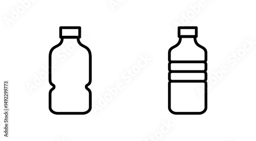 Bottle icon vector. bottle sign and symbol