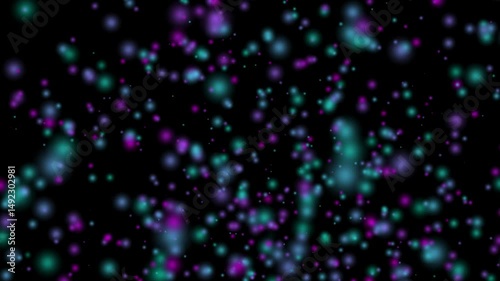 Vibrant Neon Particle Explosion in 4K — Abstract Energy Background
