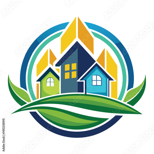 Real Estate Logo Design Concept – Modern Property Branding Vector

