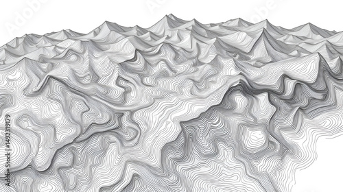 The grey on white contours vector topography stylized height of the lines. The concept of a conditional geography scheme and the terrain path. Map vector terrain Illustration.