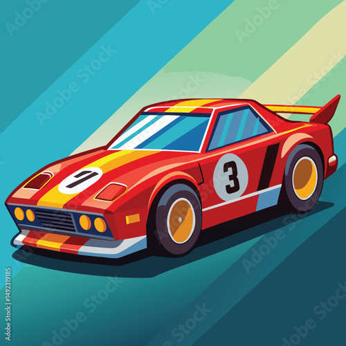Race Car Clipart Vector Art and Illustration – High-Speed Motorsport Graphics

