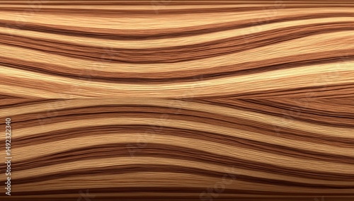 The texture of brown walnut wood features a stunning natural grain pattern