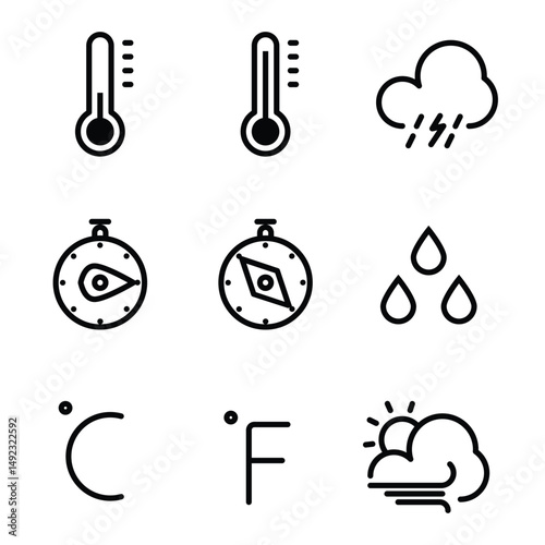 Weather icons form neat grid