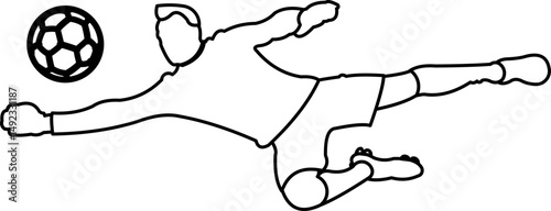 Playing Goalkeeper Outline